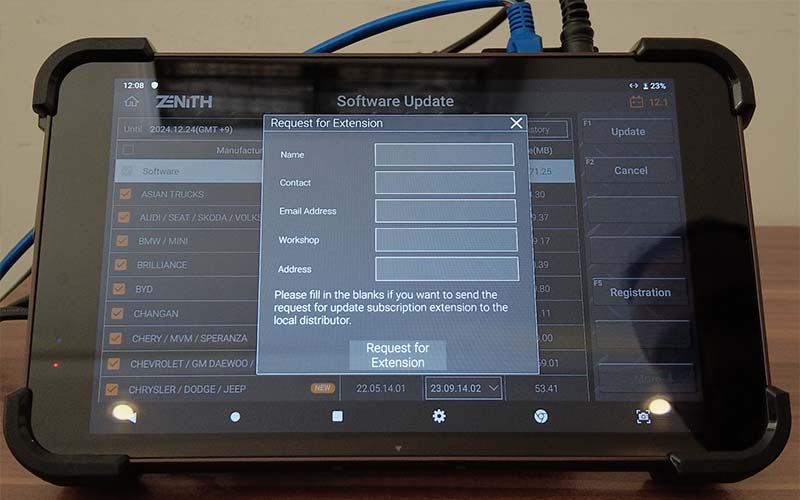 آپدیت دیاگ زنیت Z5